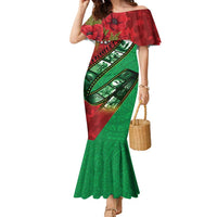 Personalised Cook Islands ANZAC 1915-2026 Filmstrip Family Matching Mermaid Dress and Hawaiian Shirt Lest We Forget 25 April