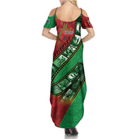 Personalised Cook Islands ANZAC 1915-2026 Filmstrip Family Matching Summer Maxi Dress and Hawaiian Shirt Lest We Forget 25 April