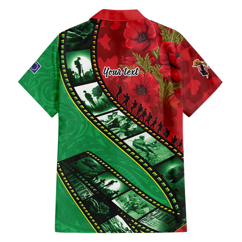 Personalised Cook Islands ANZAC 1915-2026 Filmstrip Family Matching Tank Maxi Dress and Hawaiian Shirt Lest We Forget 25 April