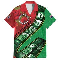 Personalised Cook Islands ANZAC 1915-2026 Filmstrip Hawaiian Shirt Lest We Forget 25 April