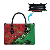 Personalised Cook Islands ANZAC 1915-2026 Filmstrip Leather Bag Lest We Forget 25 April LT9 - Polynesian Pride