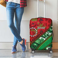 Personalised Cook Islands ANZAC 1915-2026 Filmstrip Luggage Cover Lest We Forget 25 April LT9 - Polynesian Pride