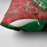 Personalised Cook Islands ANZAC 1915-2026 Filmstrip Pillow Cover Lest We Forget 25 April LT9 - Polynesian Pride