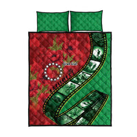 Personalised Cook Islands ANZAC 1915-2026 Filmstrip Quilt Bed Set Lest We Forget 25 April LT9 - Polynesian Pride