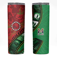 Personalised Cook Islands ANZAC 1915-2026 Filmstrip Skinny Tumbler Lest We Forget 25 April