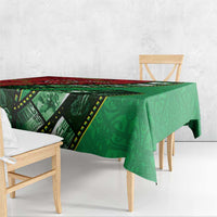 Personalised Cook Islands ANZAC 1915-2026 Filmstrip Tablecloth Lest We Forget 25 April LT9 - Polynesian Pride