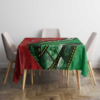 Personalised Cook Islands ANZAC 1915-2026 Filmstrip Tablecloth Lest We Forget 25 April LT9 - Polynesian Pride