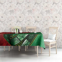 Personalised Cook Islands ANZAC 1915-2026 Filmstrip Tablecloth Lest We Forget 25 April LT9 - Polynesian Pride