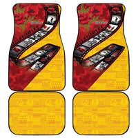 Personalised Niue ANZAC 1915-2026 Filmstrip Car Mats Lest We Forget 25 April LT9 - Polynesian Pride
