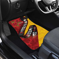 Personalised Niue ANZAC 1915-2026 Filmstrip Car Mats Lest We Forget 25 April LT9 - Polynesian Pride