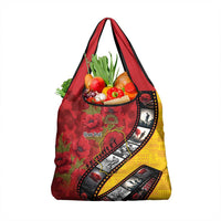 Personalised Niue ANZAC 1915-2026 Filmstrip Grocery Bag Lest We Forget 25 April LT9 1-pack One Size Gold - Polynesian Pride