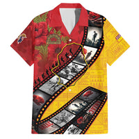 Personalised Niue ANZAC 1915-2026 Filmstrip Hawaiian Shirt Lest We Forget 25 April