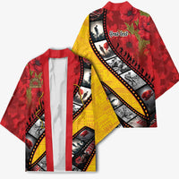 Personalised Niue ANZAC 1915-2026 Filmstrip Kimono Lest We Forget 25 April LT9 - Polynesian Pride