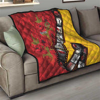 Personalised Niue ANZAC 1915-2026 Filmstrip Quilt Lest We Forget 25 April LT9 - Polynesian Pride