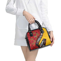 Personalised Niue ANZAC 1915-2026 Filmstrip Shoulder Handbag Lest We Forget 25 April LT9 - Polynesian Pride