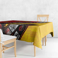 Personalised Niue ANZAC 1915-2026 Filmstrip Tablecloth Lest We Forget 25 April LT9 - Polynesian Pride