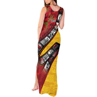 Personalised Niue ANZAC 1915-2026 Filmstrip Tank Maxi Dress Lest We Forget 25 April LT9 - Polynesian Pride