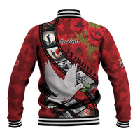 Personalised Tonga ANZAC 1915-2026 Filmstrip Baseball Jacket Lest We Forget 25 April LT9 - Polynesian Pride