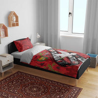 Personalised Tonga ANZAC 1915-2026 Filmstrip Bedding Set Lest We Forget 25 April LT9 - Polynesian Pride