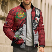 Personalised Tonga ANZAC 1915-2026 Filmstrip Bomber Puffer Jacket Lest We Forget 25 April LT9 - Polynesian Pride