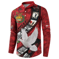 Personalised Tonga ANZAC 1915-2026 Filmstrip Button Sweatshirt Lest We Forget 25 April LT9 - Polynesian Pride