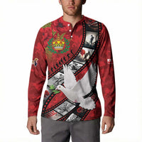 Personalised Tonga ANZAC 1915-2026 Filmstrip Button Sweatshirt Lest We Forget 25 April LT9 - Polynesian Pride