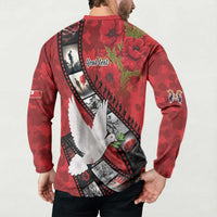 Personalised Tonga ANZAC 1915-2026 Filmstrip Button Sweatshirt Lest We Forget 25 April LT9 - Polynesian Pride