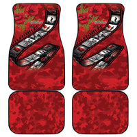 Personalised Tonga ANZAC 1915-2026 Filmstrip Car Mats Lest We Forget 25 April LT9 - Polynesian Pride