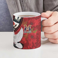 Personalised Tonga ANZAC 1915-2026 Filmstrip Ceramic Mug Lest We Forget 25 April LT9 - Polynesian Pride
