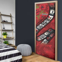 Personalised Tonga ANZAC 1915-2026 Filmstrip Door Cover Lest We Forget 25 April LT9 - Polynesian Pride