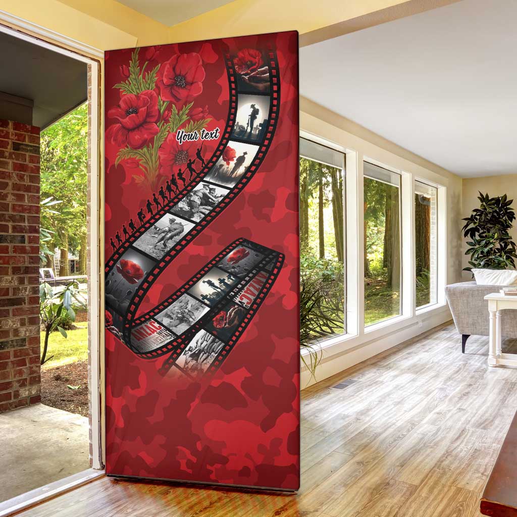 Personalised Tonga ANZAC 1915-2026 Filmstrip Door Cover Lest We Forget 25 April LT9 - Polynesian Pride