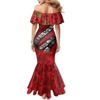 Personalised Tonga ANZAC 1915-2026 Filmstrip Family Matching Mermaid Dress and Hawaiian Shirt Lest We Forget 25 April