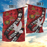 Personalised Tonga ANZAC 1915-2026 Filmstrip Garden Flag Lest We Forget 25 April LT9 - Polynesian Pride