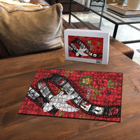 Personalised Tonga ANZAC 1915-2026 Filmstrip Puzzle Lest We Forget 25 April LT9 - Polynesian Pride