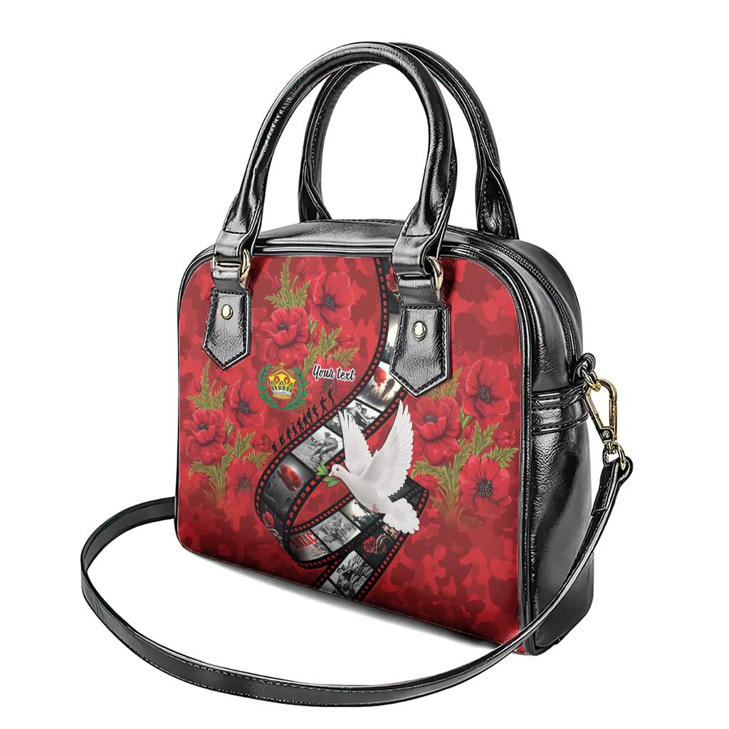 Personalised Tonga ANZAC 1915-2026 Filmstrip Shoulder Handbag Lest We Forget 25 April LT9 - Polynesian Pride