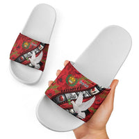 Personalised Tonga ANZAC 1915-2026 Filmstrip Slide Sandals Lest We Forget 25 April LT9 - Polynesian Pride
