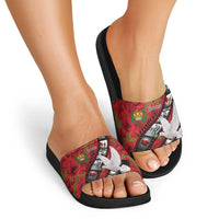 Personalised Tonga ANZAC 1915-2026 Filmstrip Slide Sandals Lest We Forget 25 April LT9 - Polynesian Pride