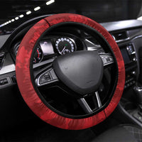 Tonga ANZAC 1915-2026 Filmstrip Steering Wheel Cover Lest We Forget 25 April LT9 Universal Fit Red - Polynesian Pride