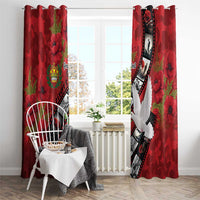 Personalised Tonga ANZAC 1915-2026 Filmstrip Window Curtain Lest We Forget 25 April LT9 - Polynesian Pride