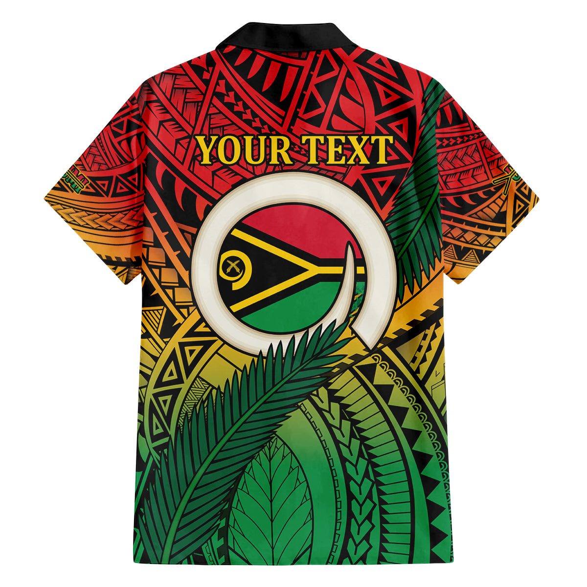 Personalised Vanuatu Yumi 44th Indipendens Dei Family Matching Off Shoulder Short Dress and Hawaiian Shirt Vanuatuan Broad Tusk with Polynesian Tribal