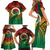 Personalised Vanuatu Yumi 44th Indipendens Dei Family Matching Short Sleeve Bodycon Dress and Hawaiian Shirt Vanuatuan Broad Tusk with Polynesian Tribal