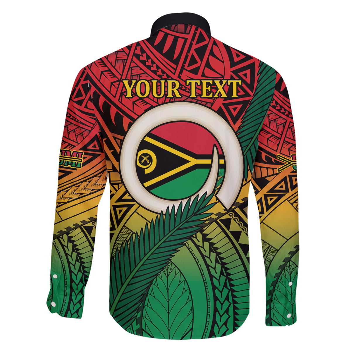 Personalised Vanuatu Yumi 44th Indipendens Dei Family Matching Tank Maxi Dress and Hawaiian Shirt Vanuatuan Broad Tusk with Polynesian Tribal