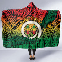 Personalised Vanuatu Yumi 44th Indipendens Dei Hooded Blanket Vanuatuan Broad Tusk with Polynesian Tribal LT9 - Polynesian Pride
