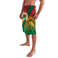 Personalised Vanuatu Yumi 44th Indipendens Dei Lavalava Vanuatuan Broad Tusk with Polynesian Tribal LT9 - Polynesian Pride
