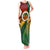 Personalised Vanuatu Yumi 44th Indipendens Dei Tank Maxi Dress Vanuatuan Broad Tusk with Polynesian Tribal