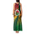 Personalised Vanuatu Yumi 44th Indipendens Dei Tank Maxi Dress Vanuatuan Broad Tusk with Polynesian Tribal