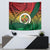 Personalised Vanuatu Yumi 44th Indipendens Dei Tapestry Vanuatuan Broad Tusk with Polynesian Tribal