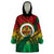 Personalised Vanuatu Yumi 44th Indipendens Dei Wearable Blanket Hoodie Vanuatuan Broad Tusk with Polynesian Tribal