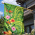 Polynesian Tribal Flower Tattoo Garden Flag Special Lime Green Vibe