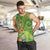 Polynesian Tribal Flower Tattoo Men Tank Top Special Lime Green Vibe